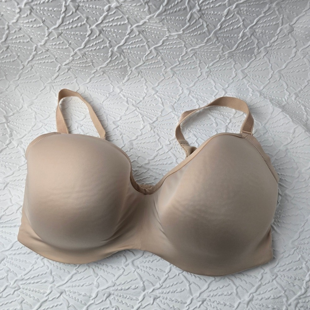 Torrid Curve 40G Beige 360 Back Smoothing Balconette Bra Full Coverage